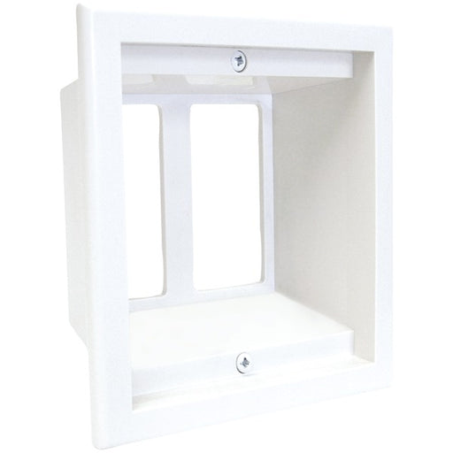 2GANG RECES BX/WALL PLATE