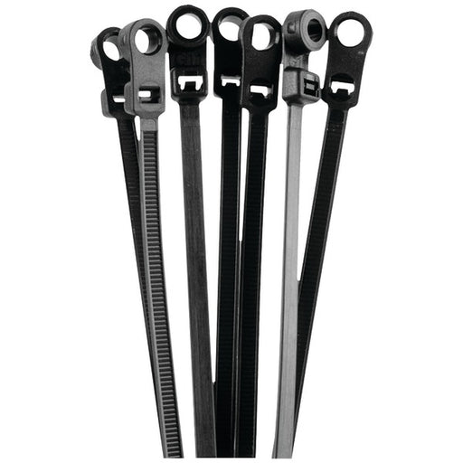 11IN ZIP TIE W SCRW 100PK