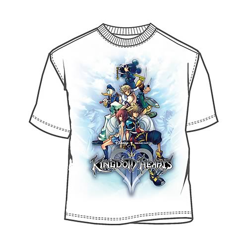 Kingdom Hearts Game On T-Shirt                              