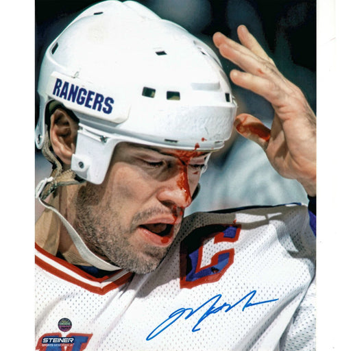 Mark Messier Blood 8x10 Photo