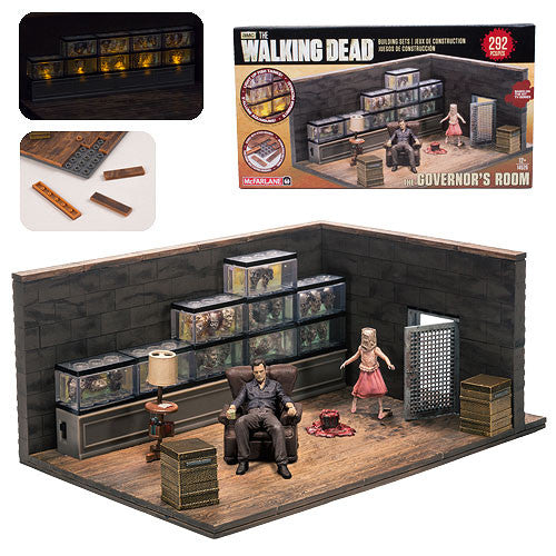 The Walking Dead Governor's Room Mini-Figure Building Set   