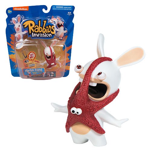 Rabbids Invasion Starfish Friend Talking Action Figure      