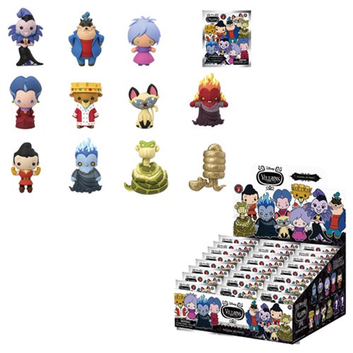 Disney Villains Series 2 3-D Figural Key Chain Display      