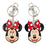 Minnie Mouse Two-Sided Colored Pewter Key Chain             