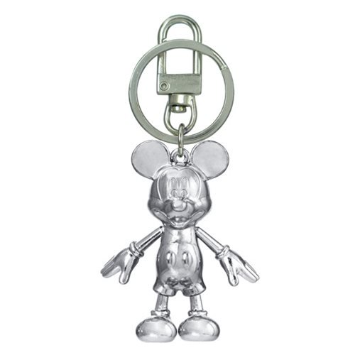 Mickey Mouse April Diamond Pewter Dangle Key Chain          