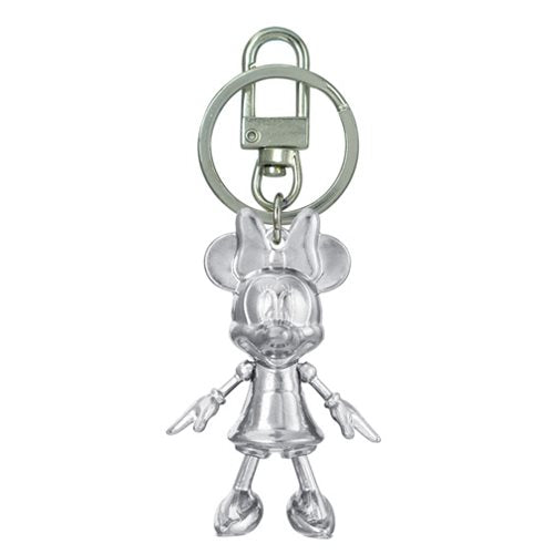 Minnie Mouse April Diamond Pewter Dangle Key Chain          