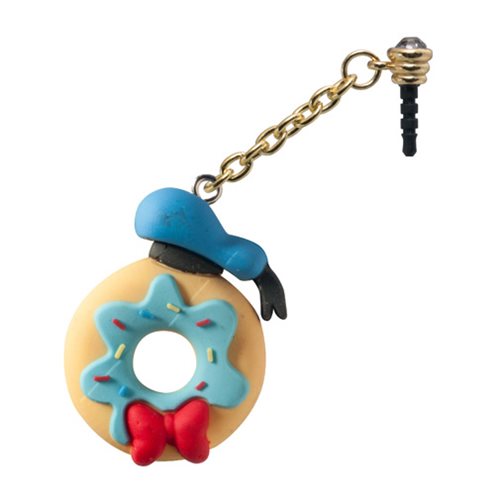 Donald Duck Donut D-Lish Treats PVC Phone Charm             