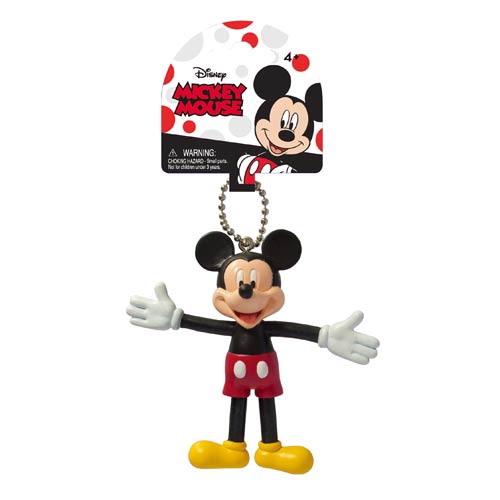 Mickey Mouse Classic Bendable Key Chain                     