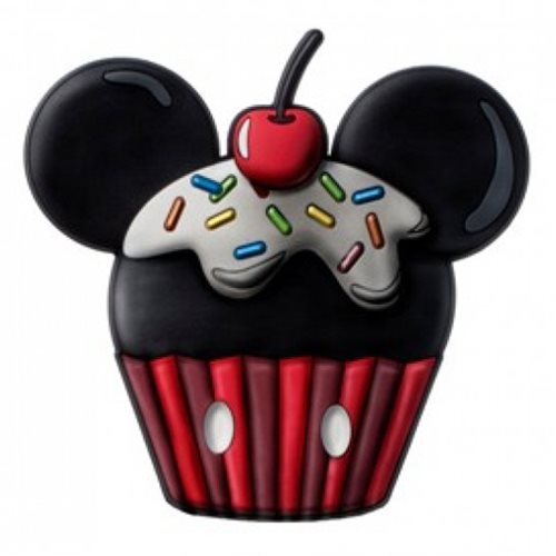 Mickey Mouse Cup Cake Scented PVC Magnet                    