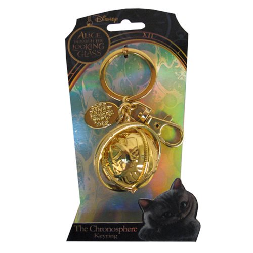 Alice in Wonderland Chronosphere Pewter Key Chain           