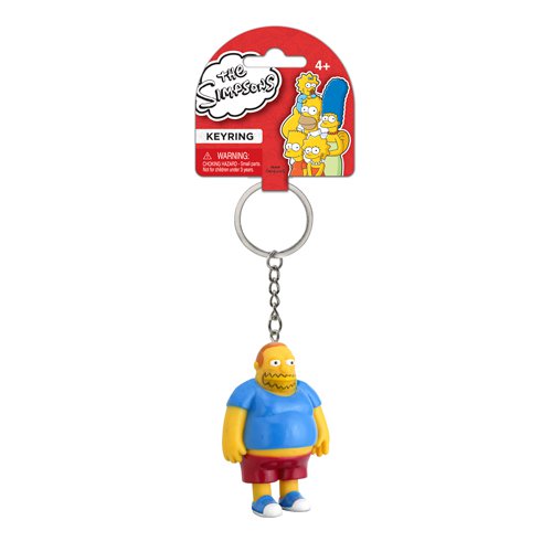 The Simpsons Comic Book Guy 3-D Mini-Figure Key Chain       