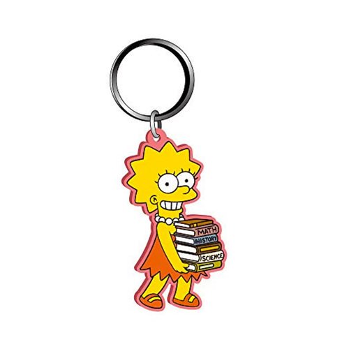 The Simpsons Lisa Soft Touch Key Chain                      