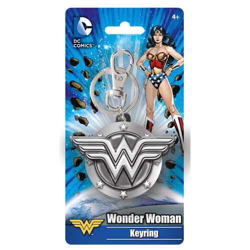 Wonder Woman Logo Pewter Key Chain                          