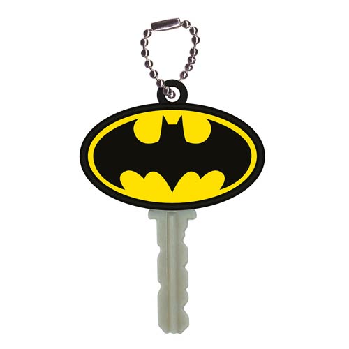 Batman Logo Soft Touch Key Cover Key Chain                  