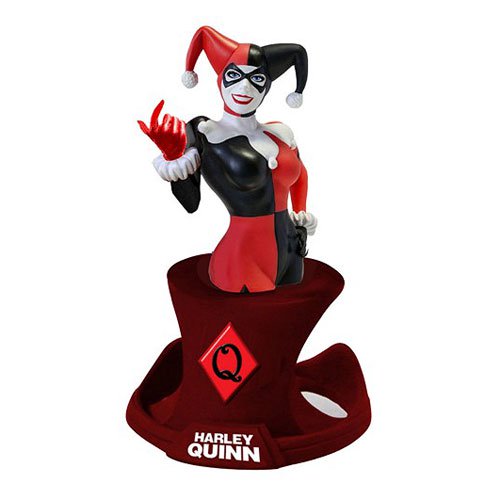 Batman Harley Quinn Bust DC Comics Resin Paperweight        