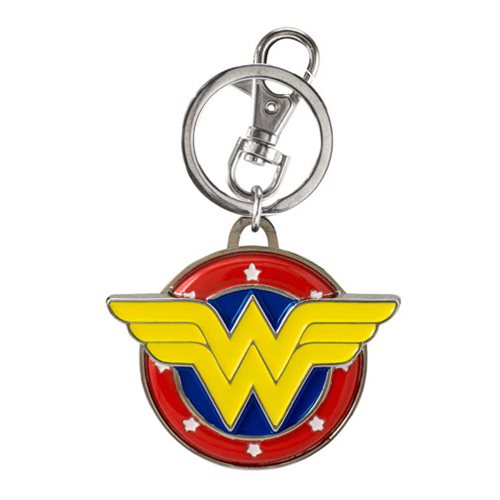 Wonder Woman Logo Color Pewter Key Chain                    