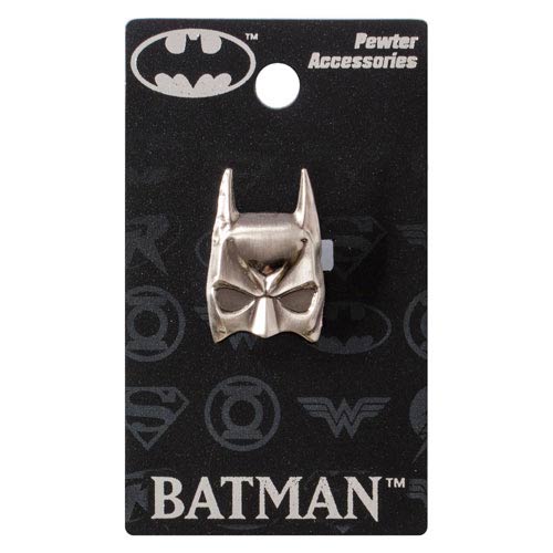 Batman Mask Pewter Lapel Pin                                