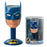 Batman Head Ceramic Molded Goblet                           