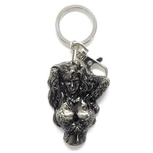 Batman Poison Ivy Pewter Key Chain                          