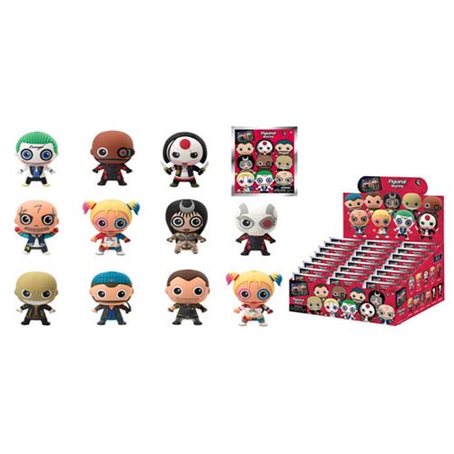 Suicide Squad 3-D Figural Key Chain Display Box             