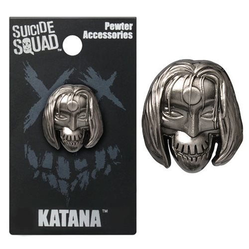 Suicide Squad Katana Pewter Lapel Pin                       