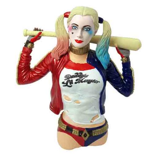 Suicide Squad Harley Quinn Bust Bank                        