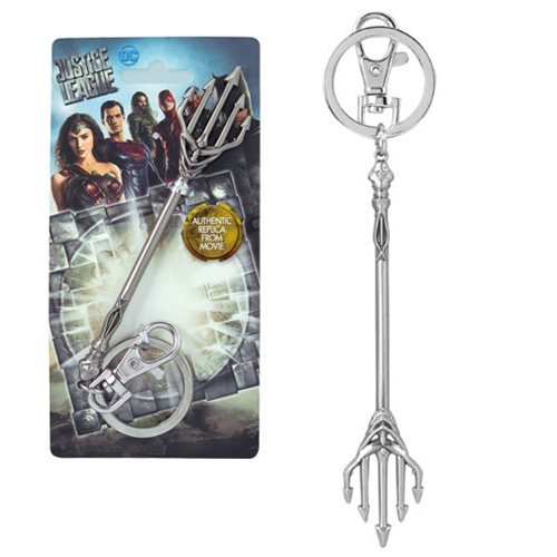 Aquaman Trident Pewter Key Chain                            