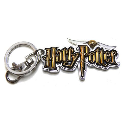 Harry Potter Logo Pewter Key Chain                          