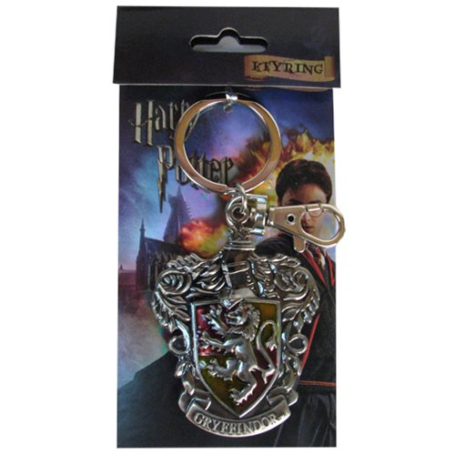 Harry Potter Gryffindor Crest Pewter Key Chain              