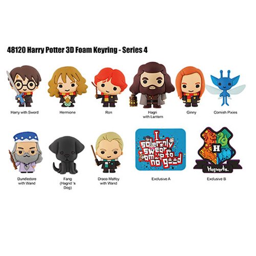 Harry Potter Series 4 3D Figural Key Chain Master Carton    