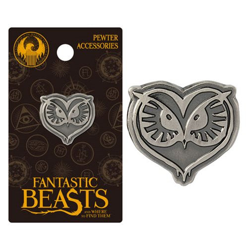 Fantastic Beasts Owl Pewter Lapel Pin                       