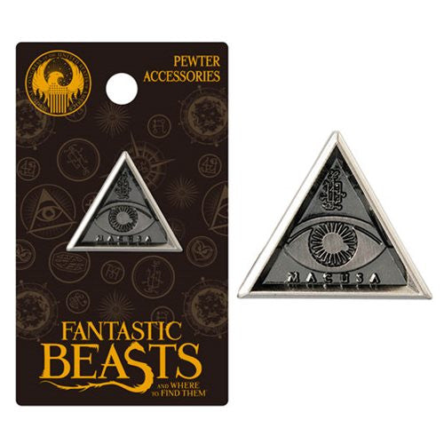 Fantastic Beasts MACUSA Triangle Eye Pewter Lapel Pin       