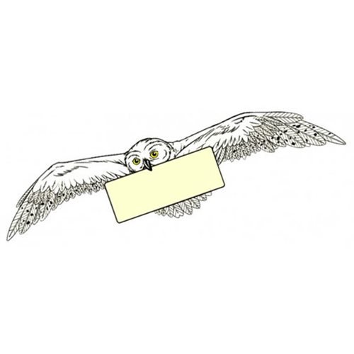 Harry Potter Hedwig Soaring Soft Touch PVC Magnet           