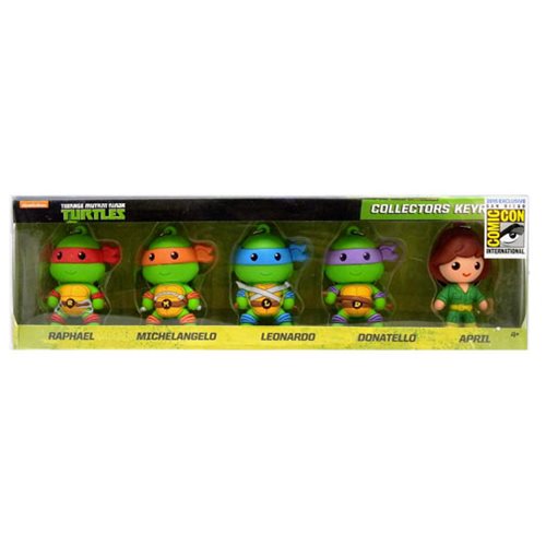 TMNT 3D Foam Key Chain 5-Pack - SDCC 2015 Exclusive         