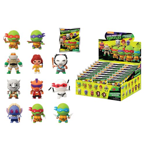 TMNT Series 2 3-D Figural Key Chain Display Box             