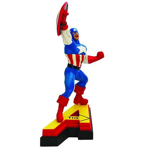 Avengers Edition Captain America Letter A Statue            