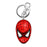 Spider-Man Head Colored Pewter Key Chain                    