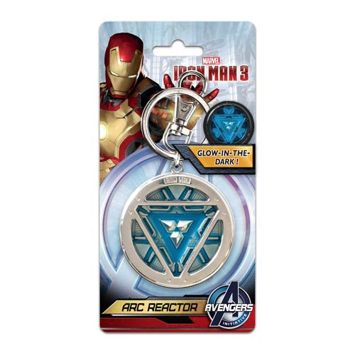 Iron Man 3 Arc Reactor Pewter Key Chain                     