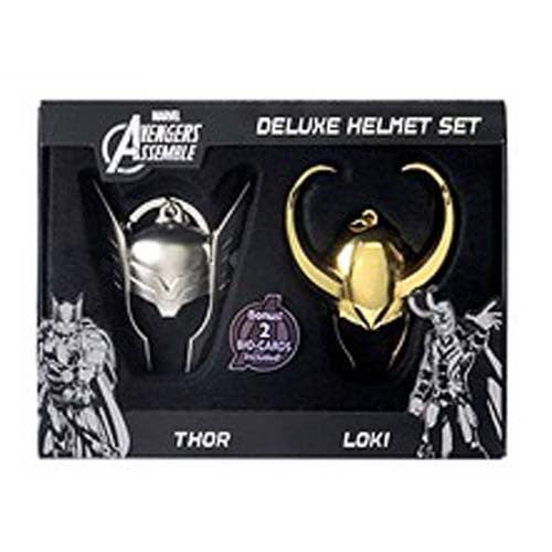 Thor LE Loki and Thor Helmet Key Chain 2-Pack               