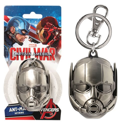 Ant-Man Head Pewter Key Chain                               