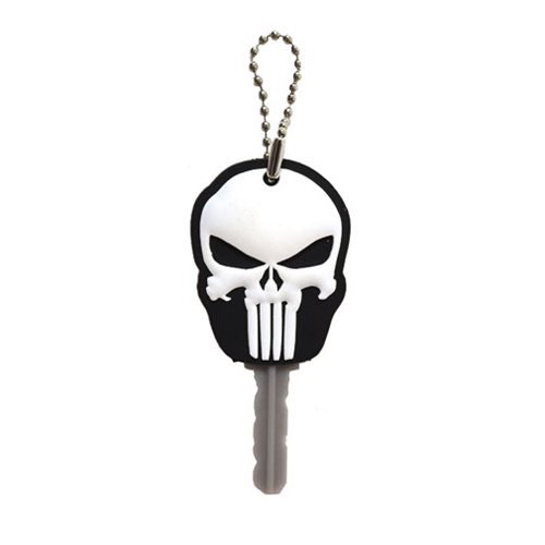 The Punisher Logo Soft Touch Key Cover                      