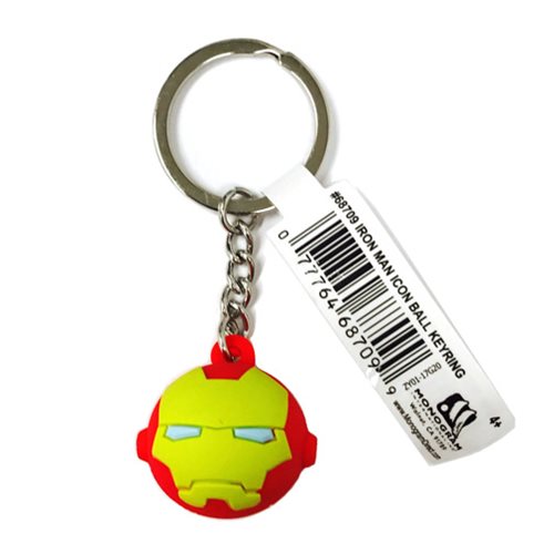 Iron Man Icon Ball Key Chain                                