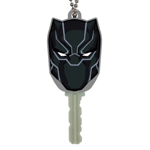 Black Panther Soft Touch PVC Key Holder                     