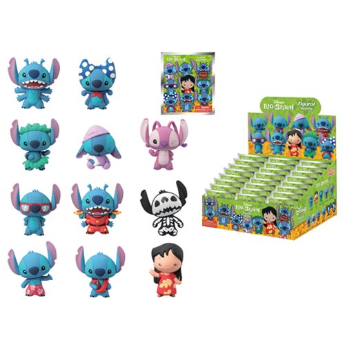 Lilo & Stitch Series 1 3-D Figural Key Chain Display Case   