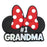 Minnie Mouse #1 Grandma Red Soft Touch Magnet               