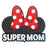 Minnie Mouse Super Mom Red Soft Touch Magnet                