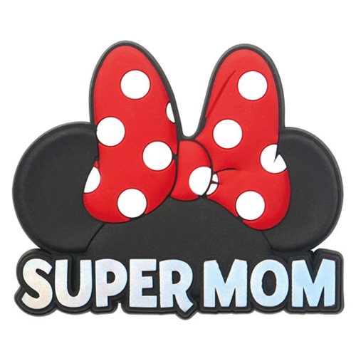 Minnie Mouse Super Mom Red Soft Touch Magnet                