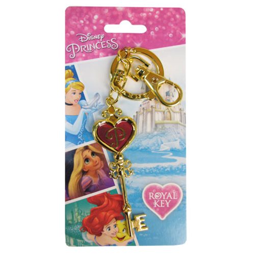 Disney Princesses Pewter Key and Key Chain                  