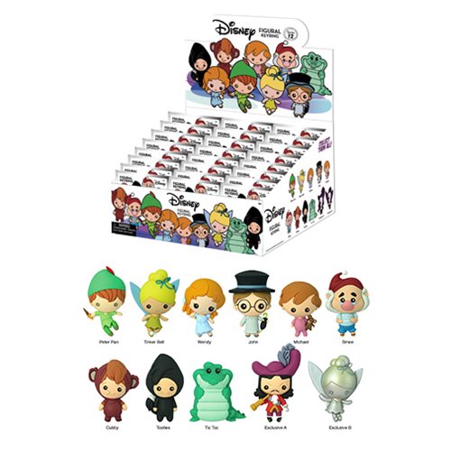 Peter Pan 3D Figural Key Chain Display Case                 