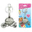 Cinderella Carriage Pewter Key Ring                         